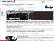 Tablet Screenshot of camionnette.xtrmexport.com