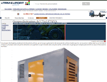 Tablet Screenshot of groupe-electrogene.xtrmexport.com